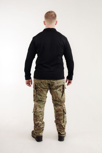 Sych Tactical Polo Long Sleeve Black, M