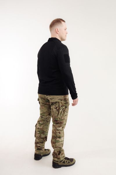 Sych Tactical Polo Long Sleeve Black, M