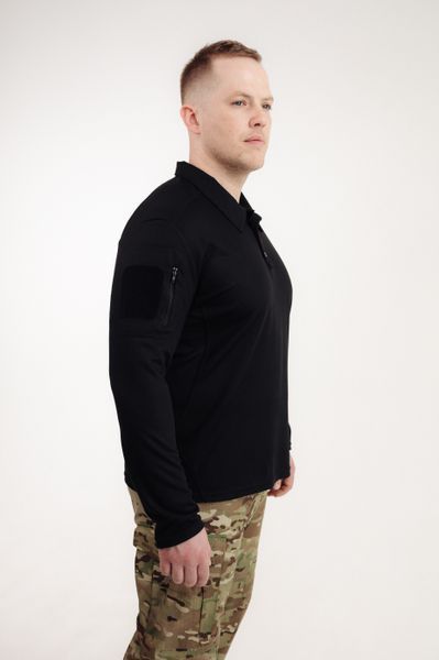 Sych Tactical Polo Long Sleeve Black, M