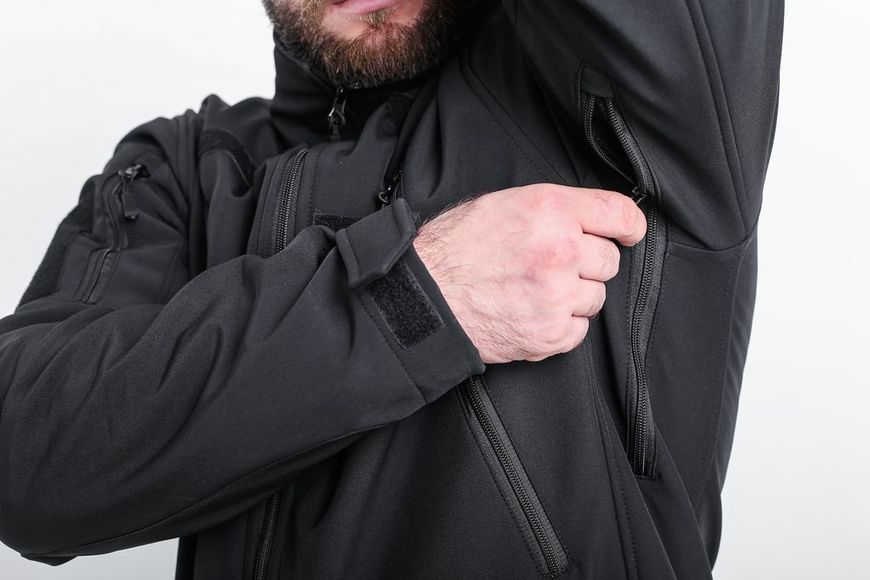 Куртка Патріот soft shell чорна, XS(40) product_cce80b2e-ab78-830b-6844-6f3497fec581_xs40 фото
