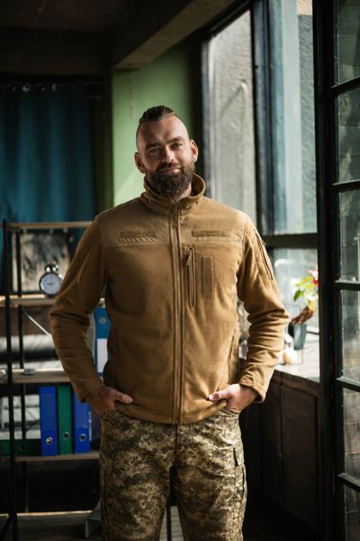 Fleece Jacket Coyote, S